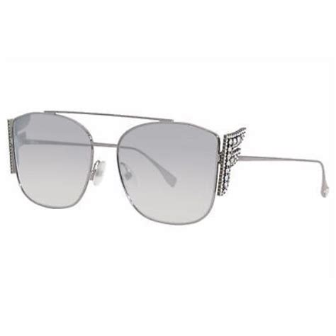 fendi 0380|Fendi FD 0380 Sunglasses 06lb Ruthenium 100 Authentic .